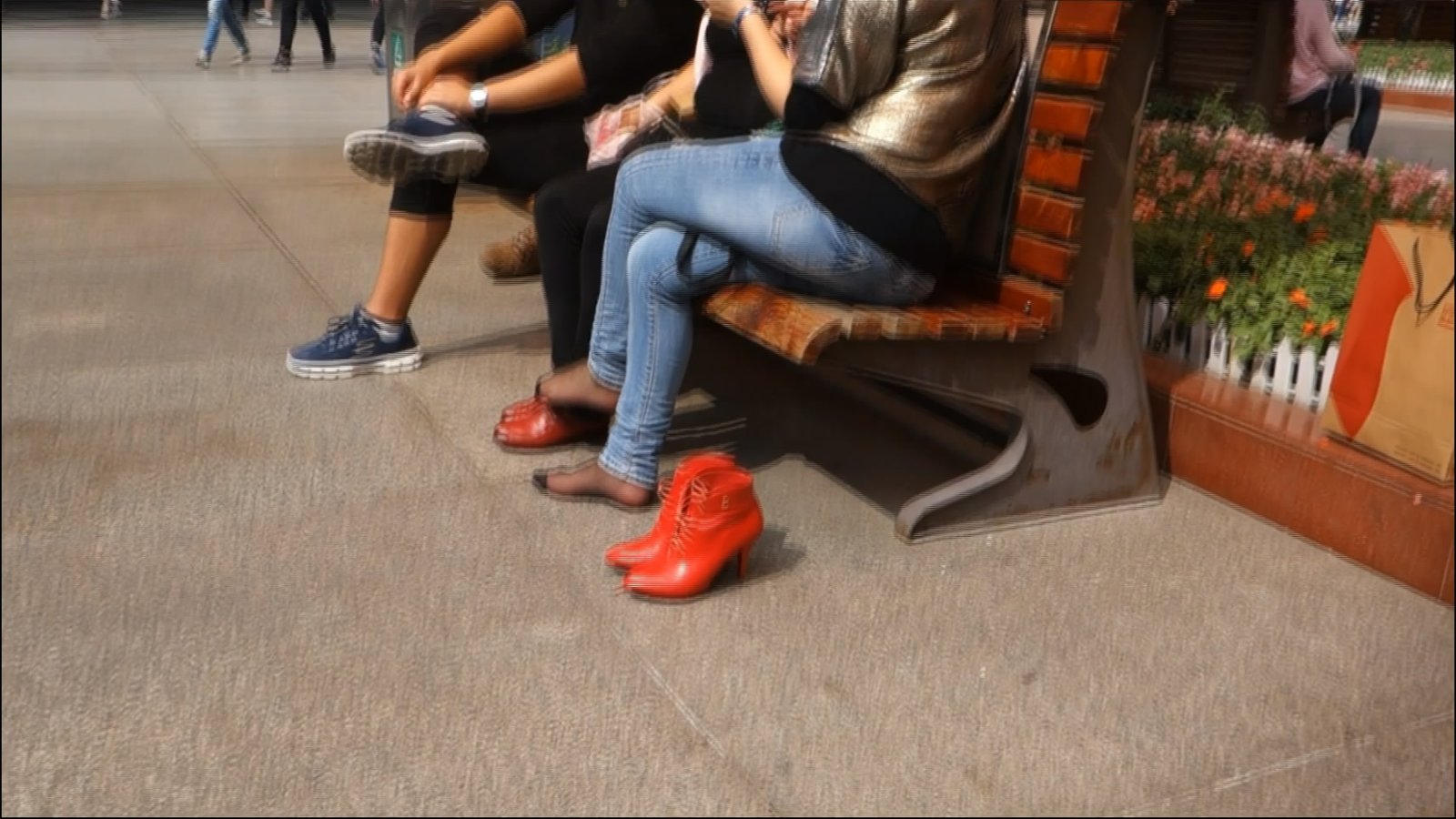 Wear nylonfeet and boots